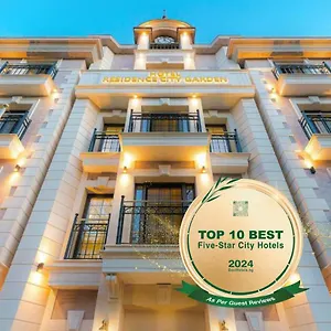 Hotel Garden - Certificate Of Excellence 10 Five-stars For 2024 Awarded By Htif Plowdiw